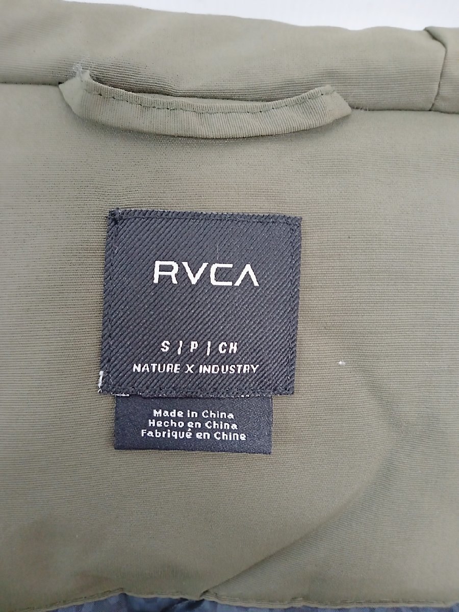 [12B-511-049-2] RVCA ルーカ ジャケット 中綿 ナイロンジャケット AJ042-760 サイズS MOS_画像8