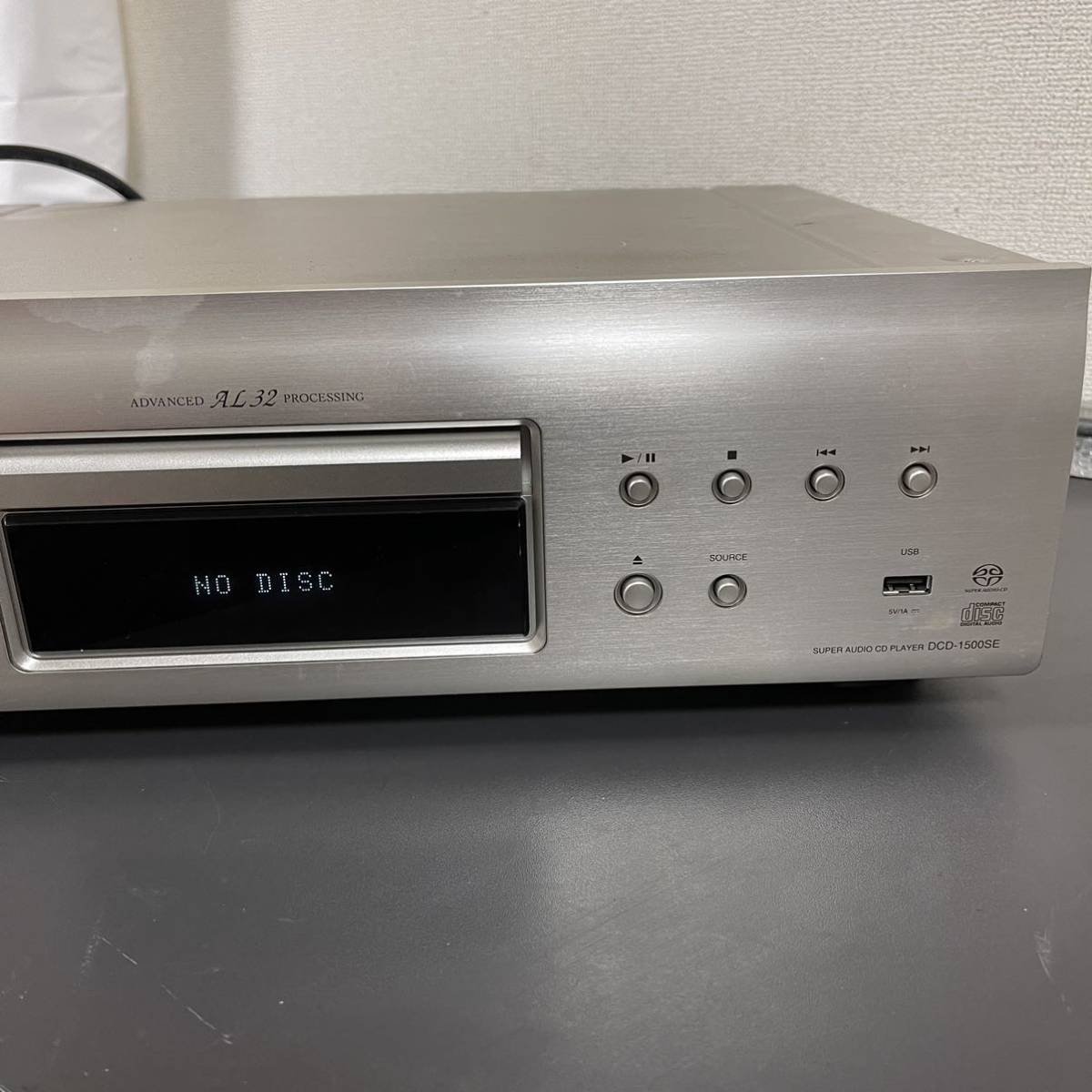 【通電確認済】DENON プレーヤー DCD-1500SE _画像1