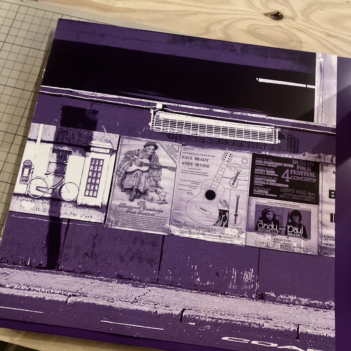Andy Irvine Paul Brady / LUN LP 3108 / US / 2022 reissue / Ltd. remaster / insert, sleeve, purple disc _画像9