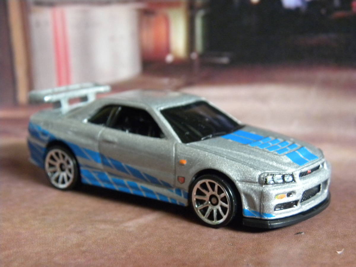 即決☆☆ルース NISSAN SKYLINE GT-R (BNR34)　スカイライン 　ワイルドスピード　FAST&FURIOUSホットウィール Hot Wheels_画像1