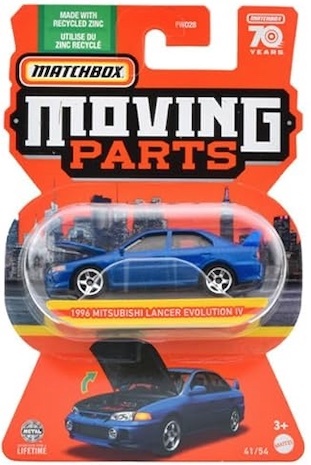  prompt decision **MB 1996 MITSUBISHI LANCER EVOLUTION Ⅳ Lancer Evolution MOVING PARTS Matchbox MATCHBOX