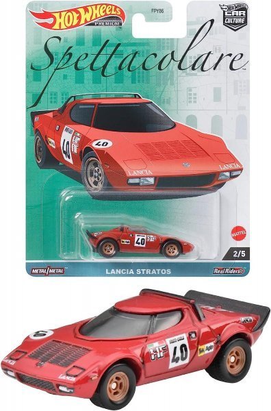 即決☆☆ ホットウィール(Hot Wheels) カーカルチャー スペッタコラーレ - ランチア ストラトス LANCIA STRATOS HKC49 ☆定形外発送可能_画像1