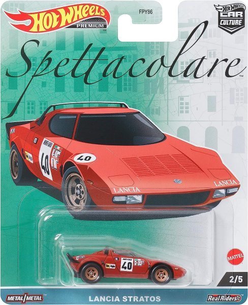 即決☆☆ ホットウィール(Hot Wheels) カーカルチャー スペッタコラーレ - ランチア ストラトス LANCIA STRATOS HKC49 ☆定形外発送可能_画像4