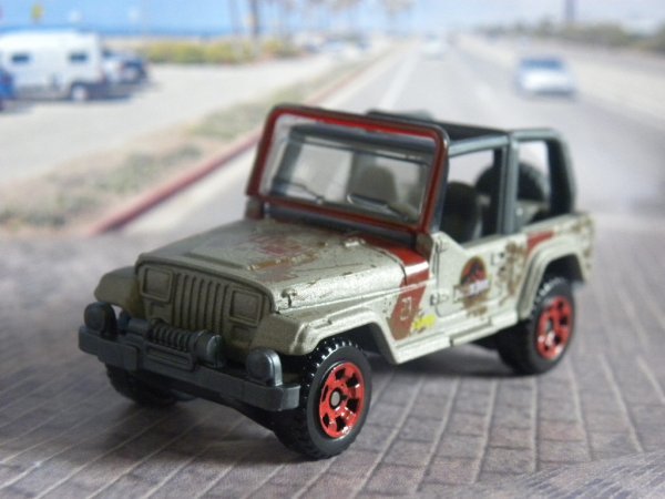 即決☆☆ルース MB '93 JEEP WRANGLER ジープ　ラングラー JURASSIC WORLD MATCHBOX マッチボックス_画像6