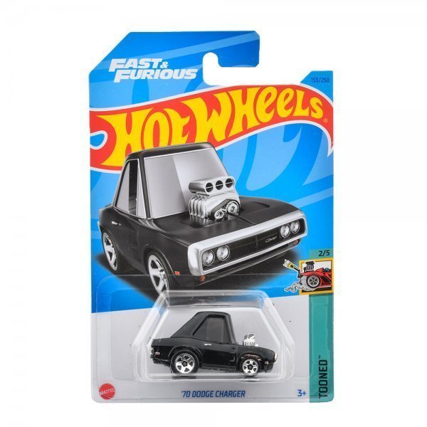 即決☆☆'70 DODGE CHARGER TOONED ワイルド・スピード FAST & FIRIOUS　ホットウィール Hot Wheels_画像4