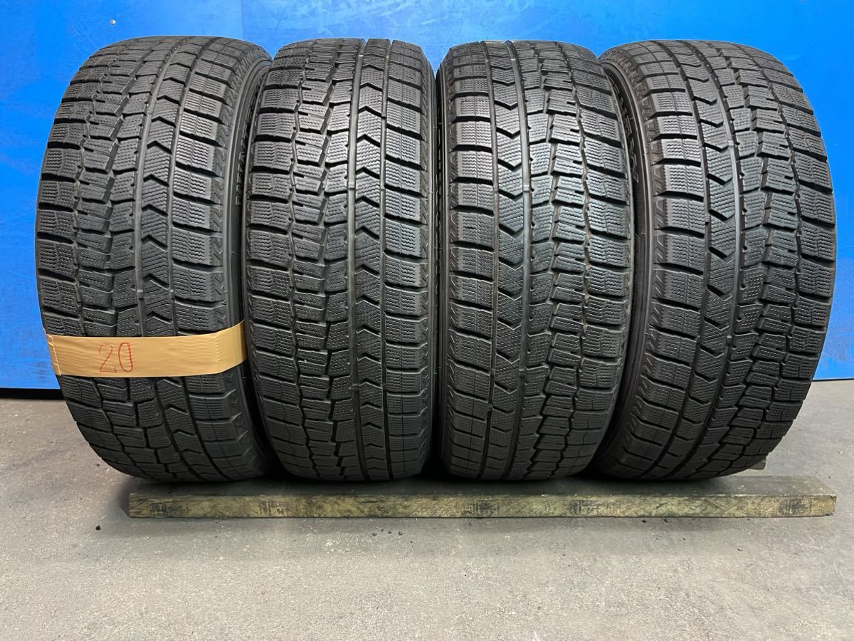 215/55R17 ダンロップ WINTER MAXX WM02 4本セットを2020年製 バリ山_画像1