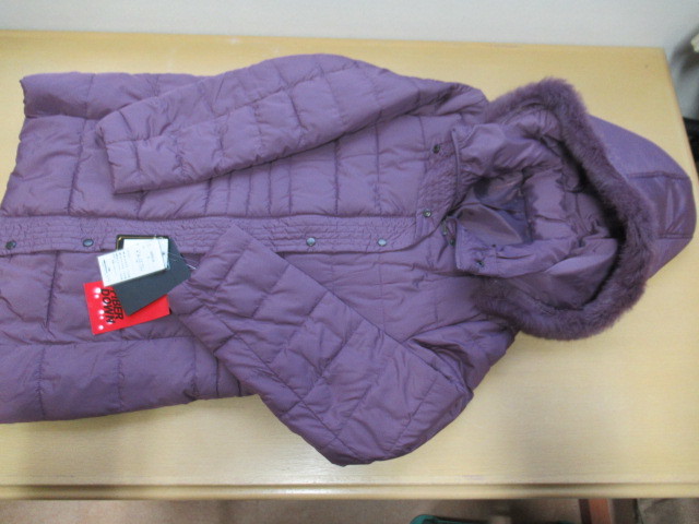 新品・婦人フード付き暖かコート・Ｍ寸・１着・Ｗ４60_画像1