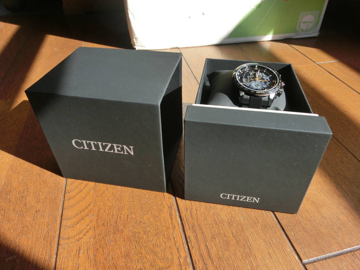 CITIZEN ATTESA　ソーラー　電波時計　ACT Line　ＨＡＫＵＴＯ－Ｒ　コラボモデル　チタニウム　ＡT8185-71E　_画像4