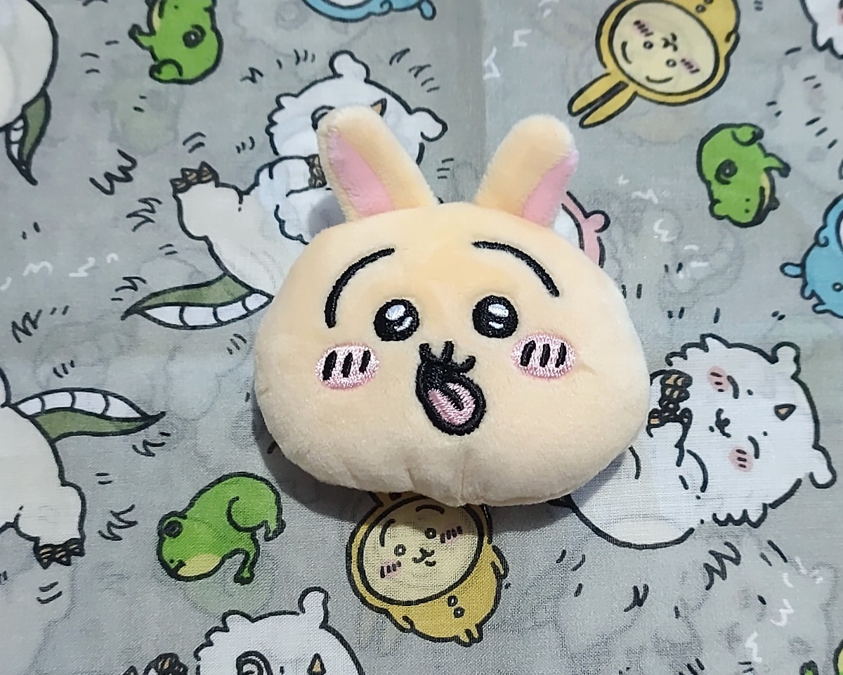 ちいかわ なかよしぬいぐるみバッジ いろんなおかお うさぎ 未 ちいかわ なかよしぬいぐるみバッジ いろんなおかお うさぎ 未