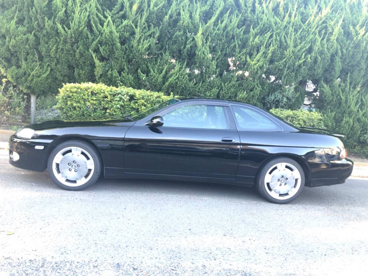  Heisei era 11 year Toyota Soarer 2.5 GT-T L package 1JZ original black AT mileage little real running super beautiful car 