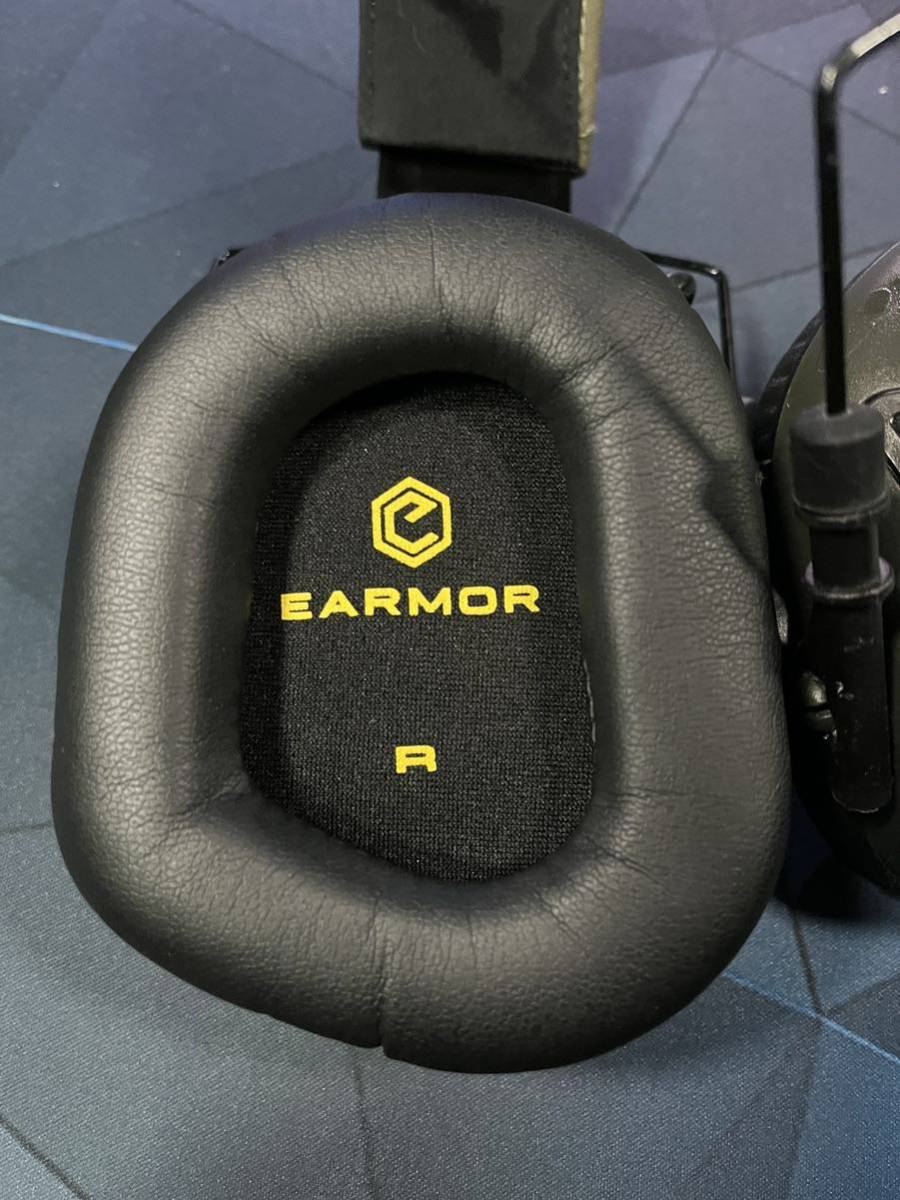 動作確認済み OPSMEN EARMOR M31 イヤーマフ　サバゲーでの耳の保護・集音　AVANTEバンドカバー付き 　グリーン_画像5