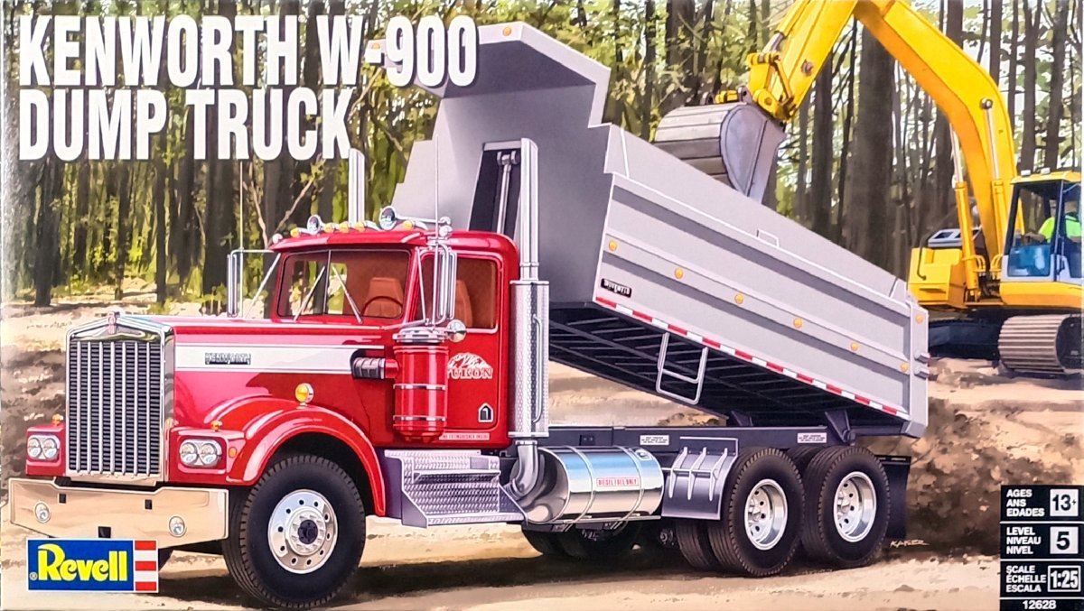 ケンワース W-900 ダンプトラック 1/25 アメリカレベル