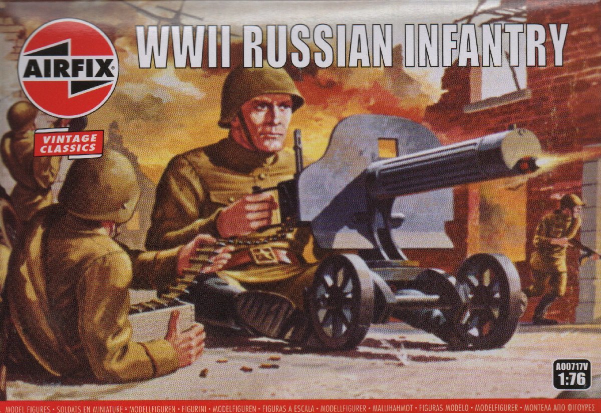 WWII ロシア軍歩兵 1/76 エアフィックス_画像1