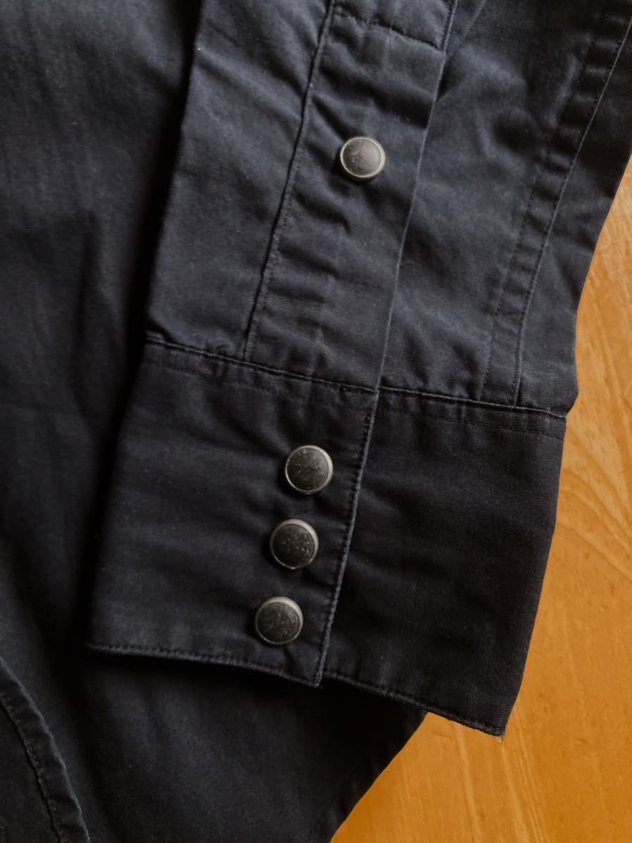 RRL ブラックインディゴウエスタンシャツ S 全盛期の逸品　ラルフローレン（ ビンテージデニムジャケットデニム_画像4