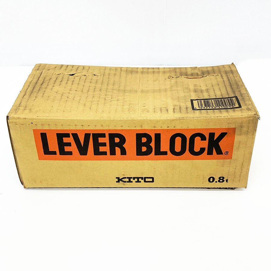 未開封 KITO キトー レバーブロック L5形 LB008 0.8t 800kg 1.5m [M10632]_画像1
