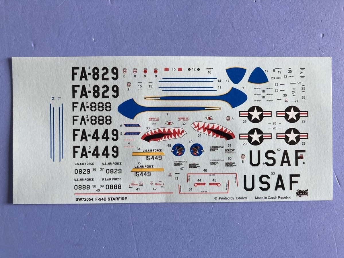 F-94B スターファイア　1/72 スウォード ソード %2E_画像5