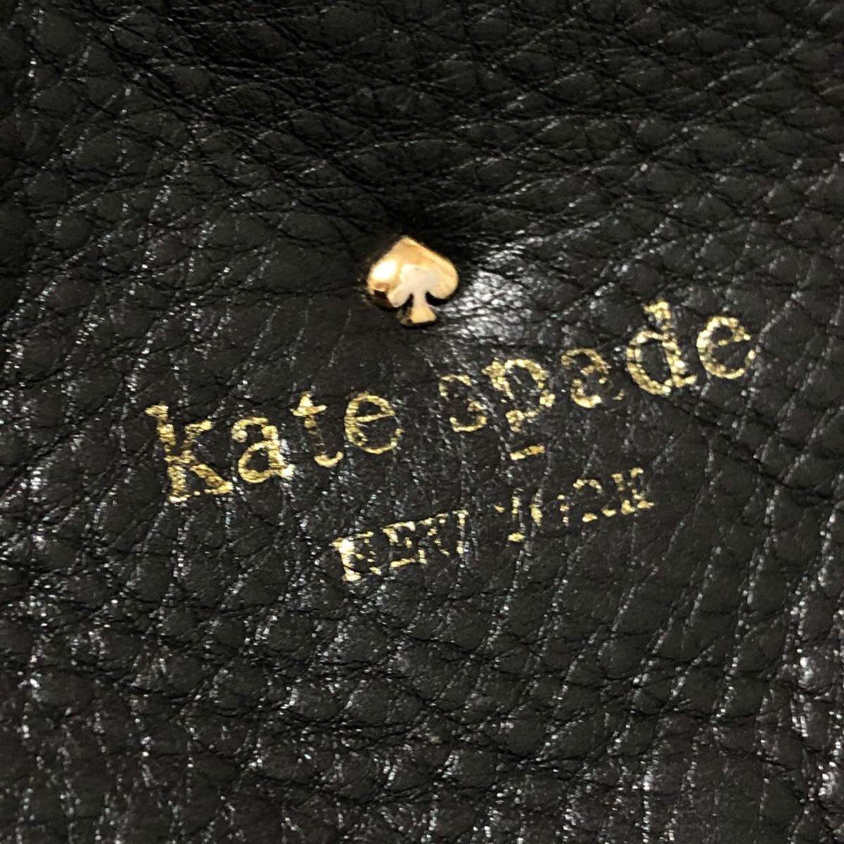 kate spade NEW YORK ケイトスペード レザー ハンドバッグ ブラック