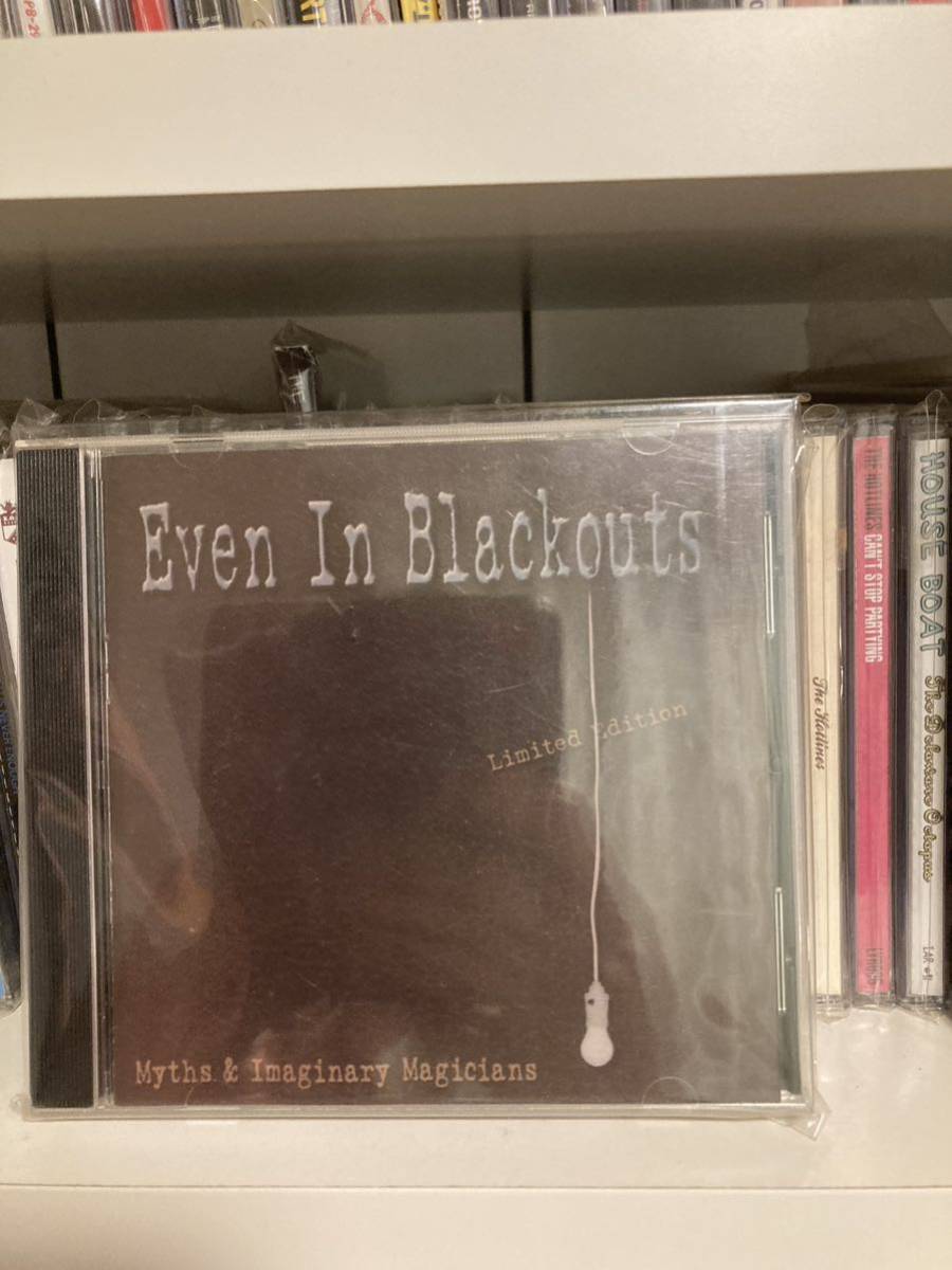 Even In Blackouts 「 Myths & Imaginary Magicians」CD 注意事項あり　punk pop acoustic screeching weasel ramones lookout_画像1
