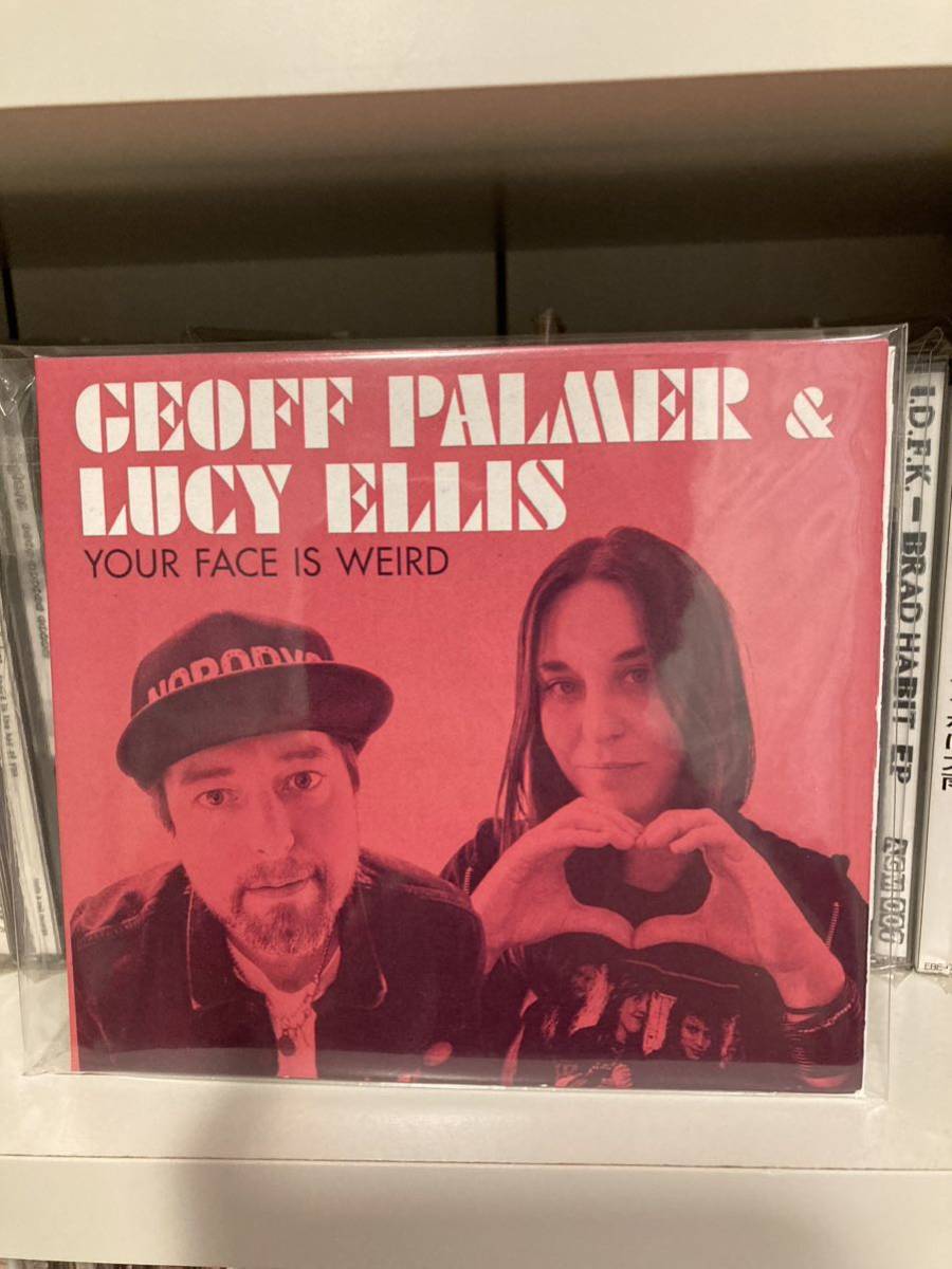 Geoff Palmer & Lucy Ellis 「Your Face Is Weird 」CD punk pop melodic power pop ramones queers spazzys kurt baker girls_画像1