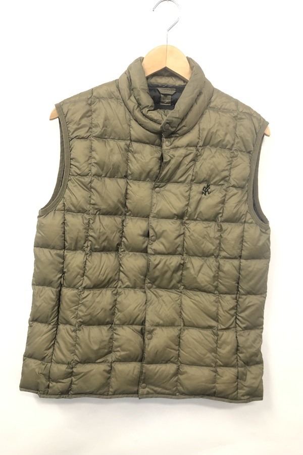 【送料無料】東京)GRAMICCI × TAION グラミチ INNER DOWN VEST ダウンベスト サイズMの画像1