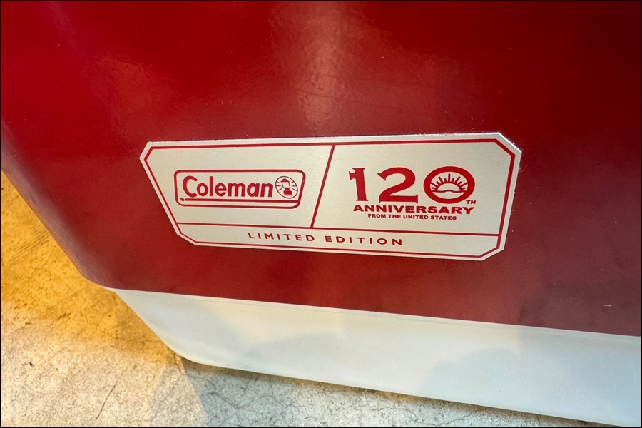 【送料無料】東京)Coleman コールマン スチールベルトクーラー 120thアニバーサリー 54QT 3000006401の画像6