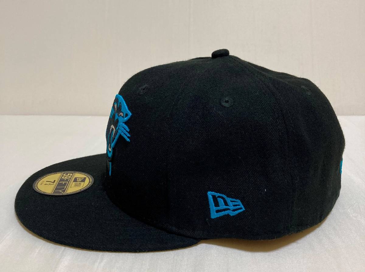 New Era ニューエラ NFL Carolina Panthers パンサーズ 59FIFTY Fit キャップ サイズ 7 3/4.の画像3