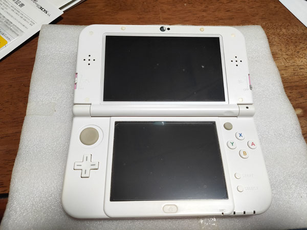 ●レア NEW ニンテンドー 3DS LL ピンク×ホワイト 本体のみ 下画面IPS NINTENDO ピンク × ホワイト NEWニンテンドー3DS●_画像4