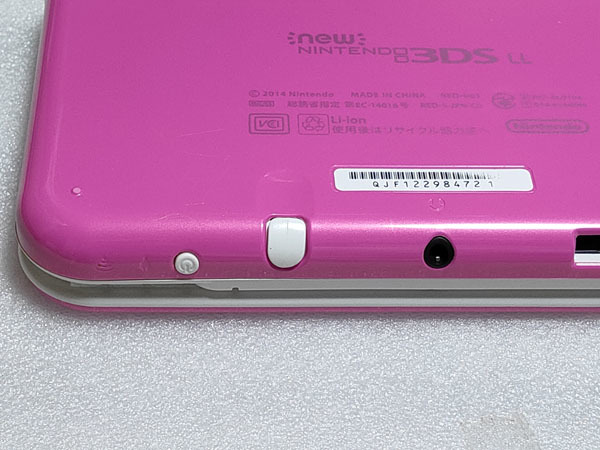 ●レア NEW ニンテンドー 3DS LL ピンク×ホワイト 本体のみ 下画面IPS NINTENDO ピンク × ホワイト NEWニンテンドー3DS●_画像6