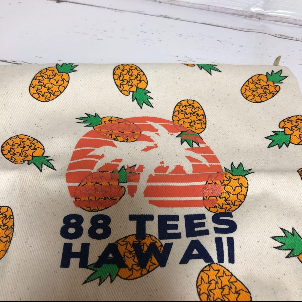 P5 88TEES HAWAII ハワイ　ポーチ　パイナッ プ ル 　バッグ 小物入れ ファッション雑貨 小物_画像7