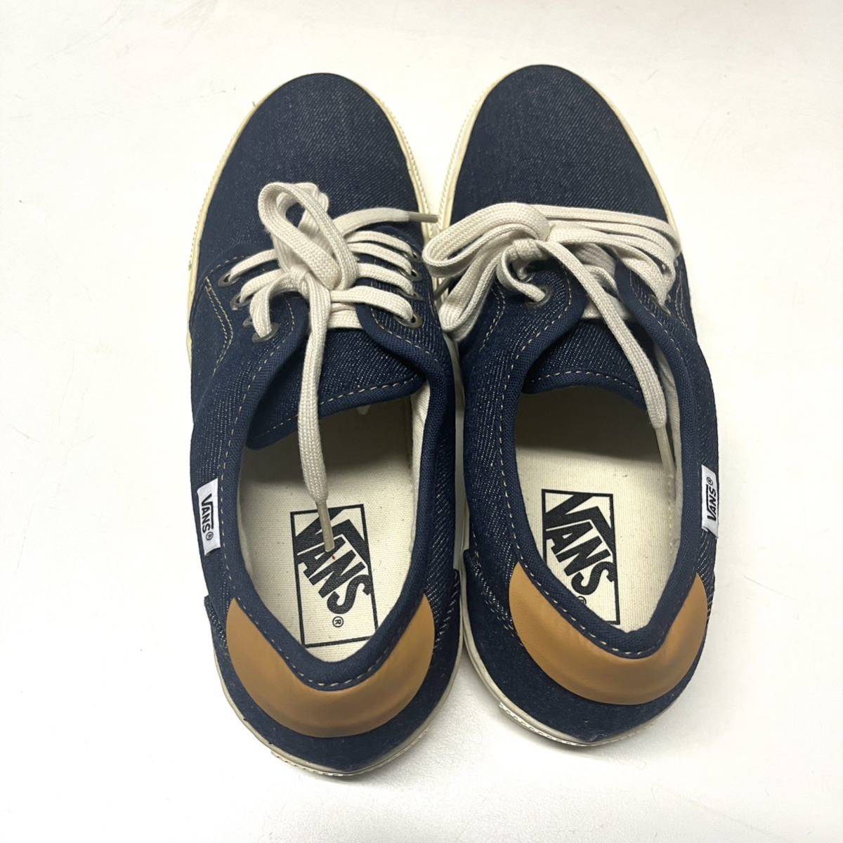 【試着のみ】VANS デニム ローカット スニーカー 26cm メンズ おしゃれ US8_画像2