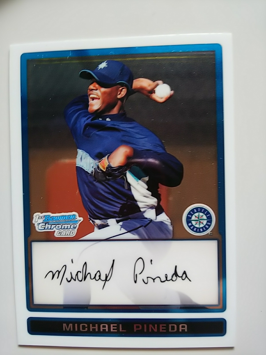 2009 Bowman chrome Michael Pineda ＃BCP17_画像1