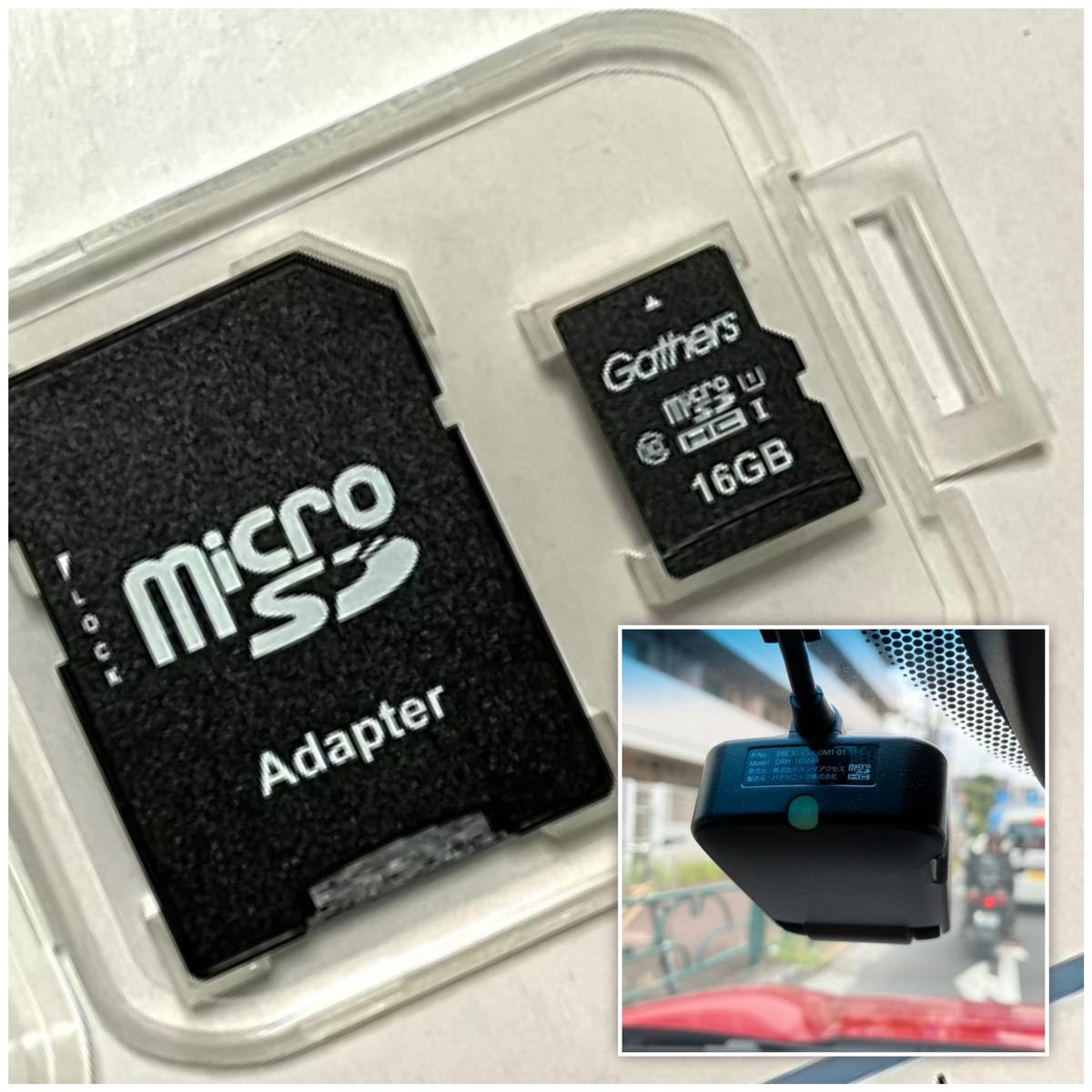 HONDA Gathers MICRO SDカード 16GB DRHー165NHドライブレコーダー用★ホンダ