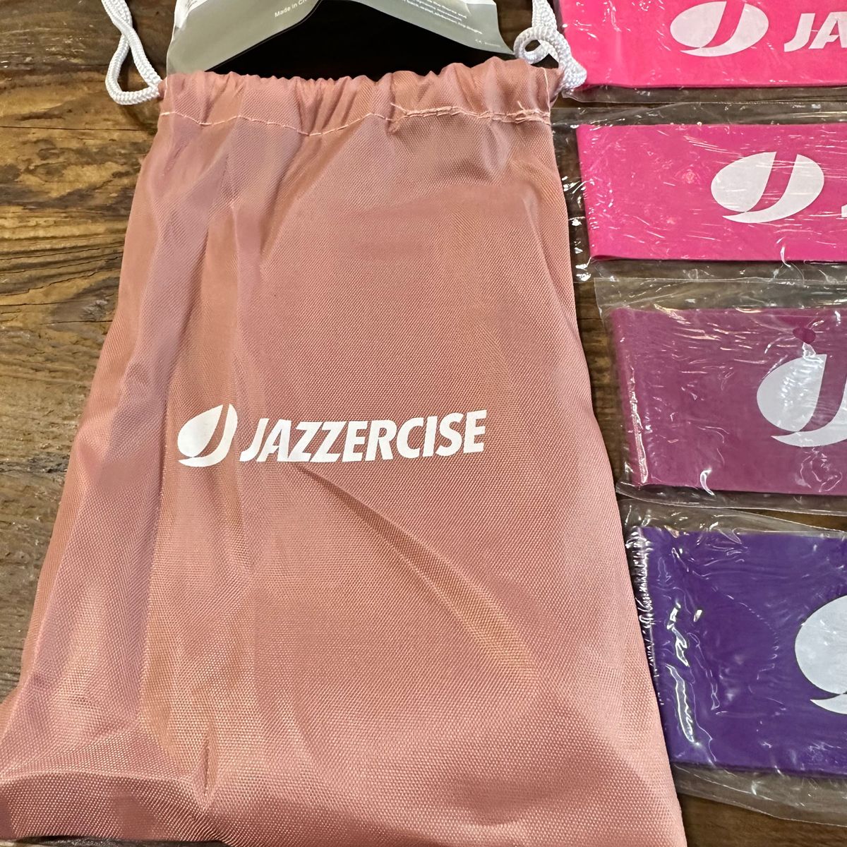 新品未開封】JAZZERCISE ジャザサイズ ピンク ミニバンド 5本 新品未開封】JAZZERCISE ジャザサイズ ピンク ミニバンド 5本