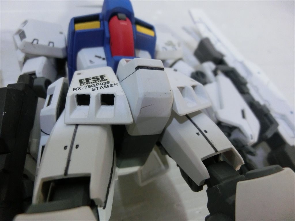 T【N2-16】【60サイズ】▲未検品/MG ガンダム試作3号機 ステイメン/一部改修 塗装済完成品/プラモデル/ガンプラ/※傷・汚れ有_画像3