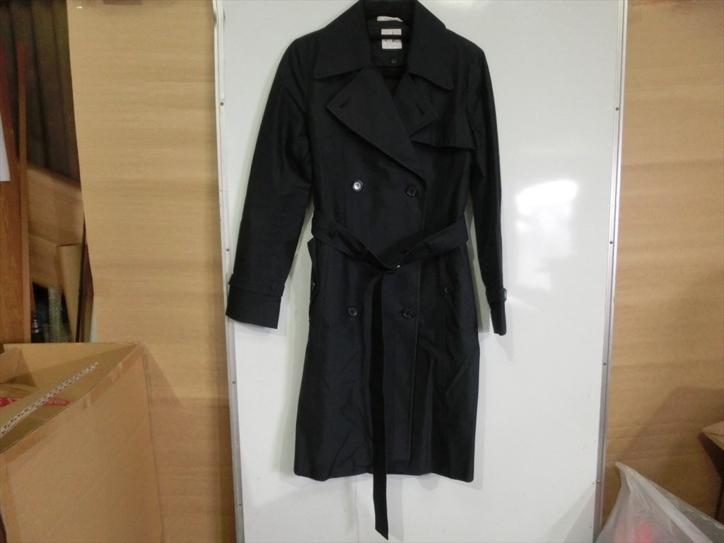 T【3き-97】【80サイズ】▲Calvinklein カルバンクライン/トレンチコート/サイズ表記：2/レディース/※汚れ有_画像1