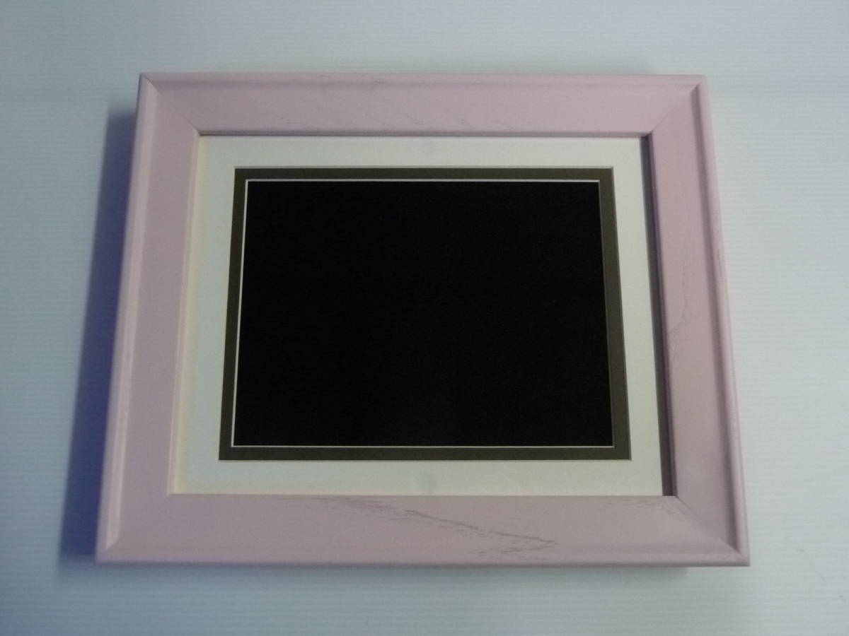 未使用 8インチ デジタルフォトフレーム KD8WF 木枠 ピンク リモコン付きの画像3