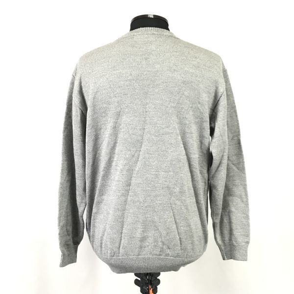 ケンゾー/Composition by KENZO★ニットセーター【38/メンズM/アーガイル柄/グレー×青/gray×blue】Tops/Shirts/Sweater◆BH331_画像3