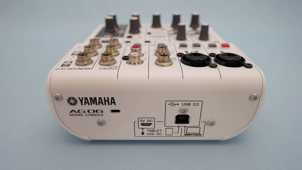 ★☆YAMAHA ヤマハ オーディオインターフェイス　ウェブキャスティングミキサー AG06 　★中古美品 動作確認済　送料無料★☆★_画像2