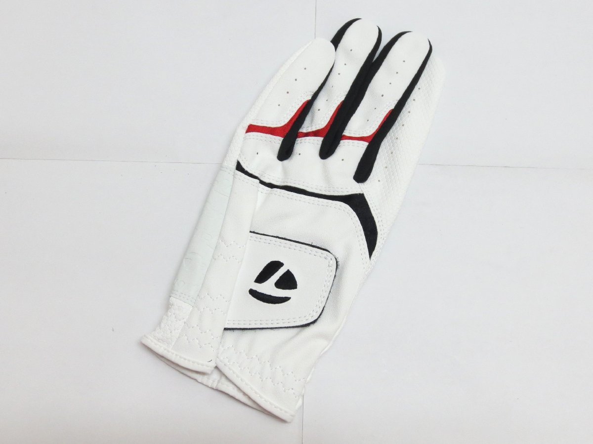  new goods * TaylorMade *TD307te. Rav ru grip 2.0 Golf glove *DURABLE GRIP*[N92991] white *25cm *1 sheets *.. packet 