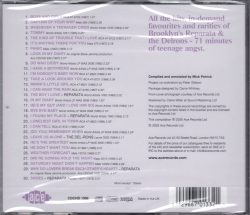 【新品/輸入盤CD】REPARATA & THE DELRONS/The Best Of REPARATA & THE DELRONS_(出品商品はシールド状態です)