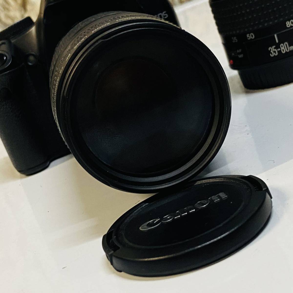 デジタル一眼カメラ レンズセット Canon EOS Kiss X2 EF LENS 75-300mm 1:4-5.6 ii /35-80mm 52mm /レンズ2台動作未確認済みジャンク品_画像9