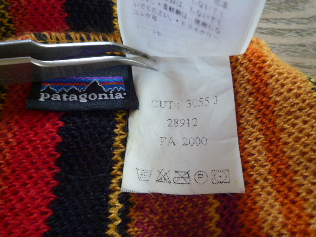 パタゴニア　Patagonia　ウールキャップ　FA２０００　美品_画像4