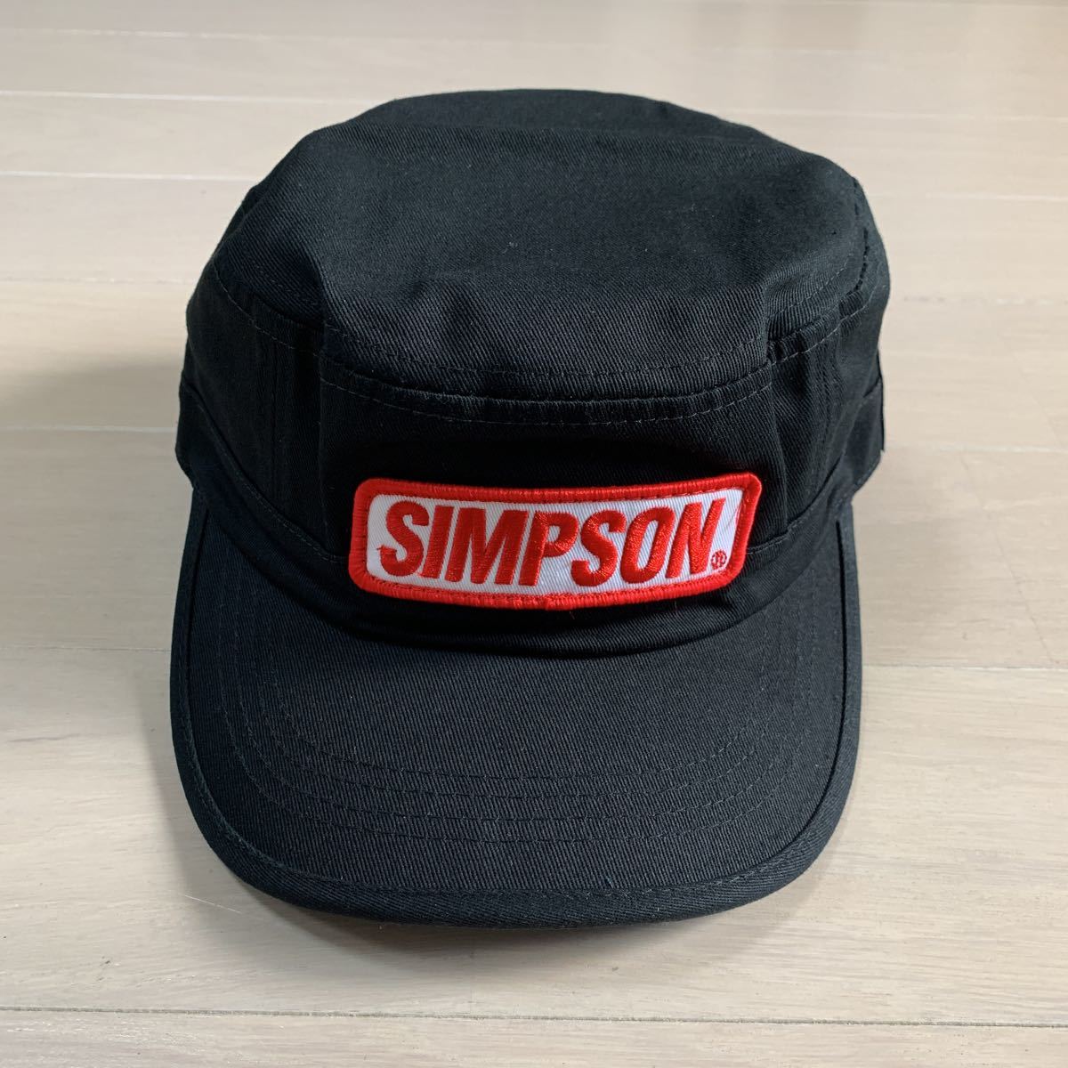 絶版 新品 SIMPSON シンプソン ワークキャップ キャップ SC-027 BLACK 定価3520円 A40224-1_画像2