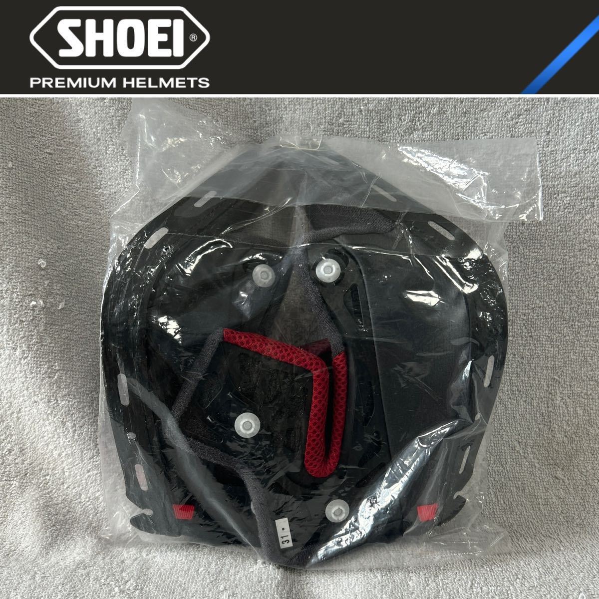 新品 純正 リペアパーツ SHOEI Z-7 31mm ショウエイ Zセブン チークパッド ヘルメット 内装 全サイズ共通オプション A51114-9_画像1