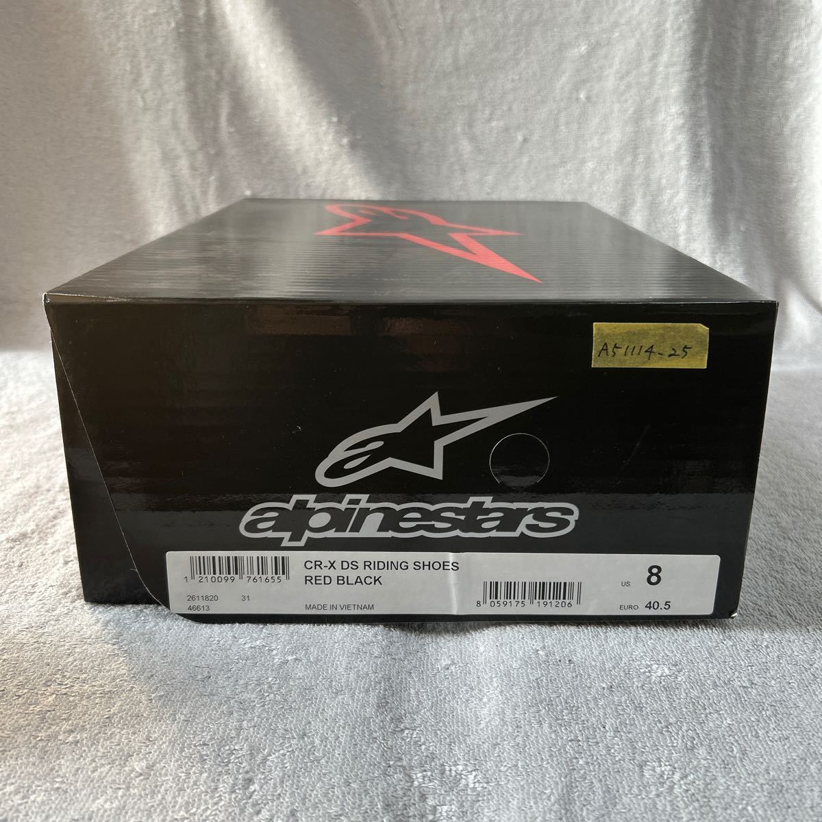 新品 alpinstars CR-X DS RIDING SHOES 25.5cm US8 アルパインスターズ ドライスター ライディングシューズ 防水 CE規格 正規 A51114-25_画像8