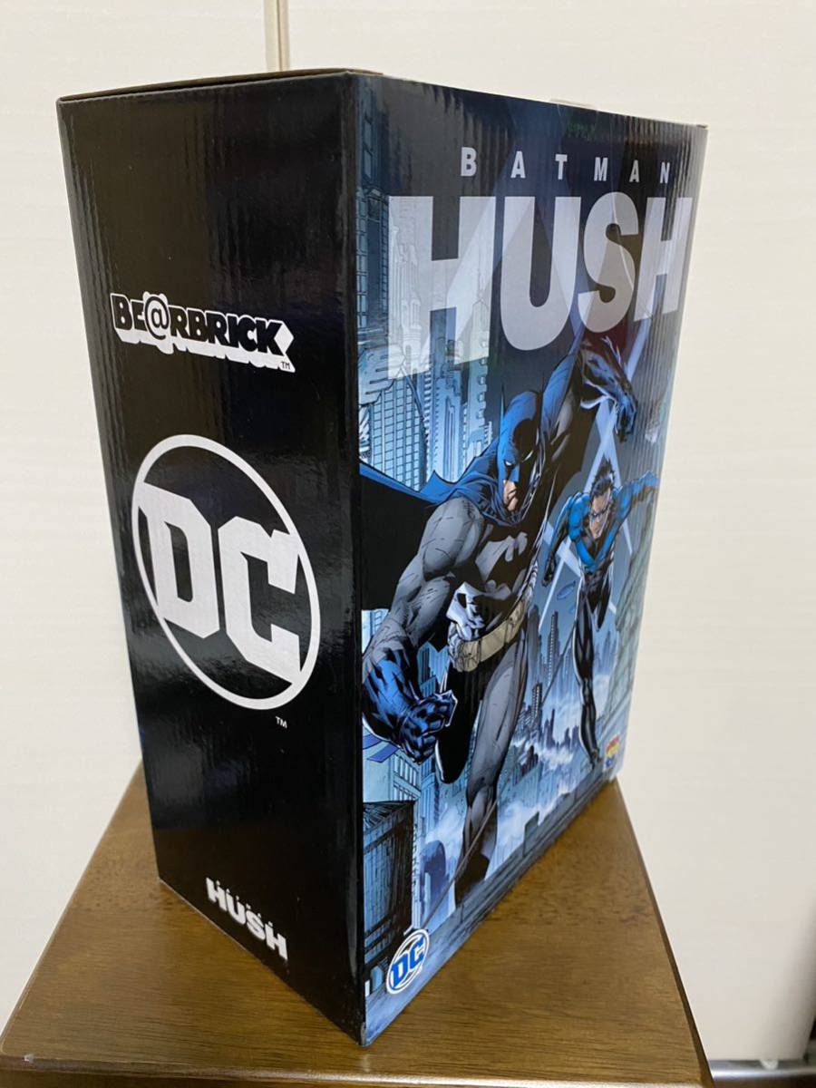 新品 未使用 BE@RBRICK BATMAN HUSH100% 400% ベアブリック バットマン_画像2