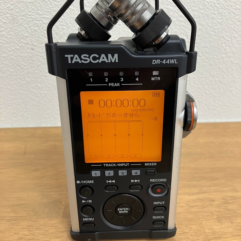 TASCAM　タスカム　リニアPCMレコーダー　DR-44WL　通電確認済み_画像7