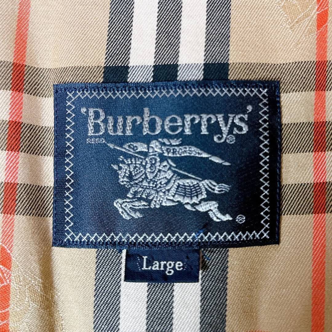 《2XLサイズ》 《極美品》バーバリー ダウンライナー付き ステンカラーコート ベージュ ノバチェック ジャケット Burberrys N15_画像8