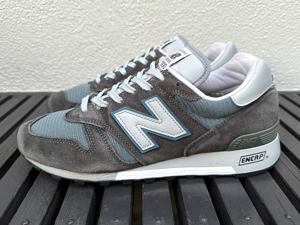 New Balance M1300CLS STEEL BLUE USA製 US9 27cm スエード アメリカ米国製 M1300CL S スティールブルー NB グレー Made In USA スニーカー_画像1