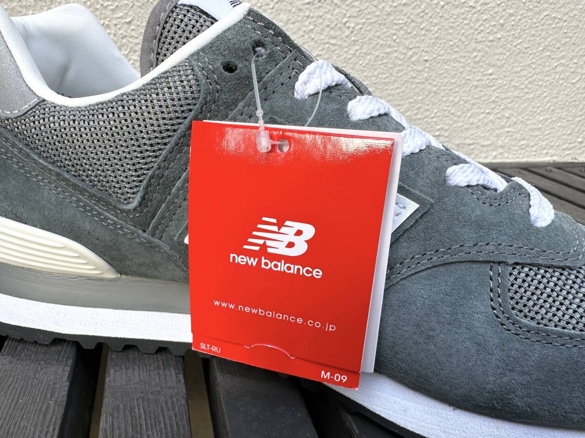 国内正規品 NEW BALANCE ML574GYB【Legacy of Grey Pack】US8D 26cm 限定 オリジナルM990v1 グレー スウェード 新品 M574 NB スニーカー_画像3